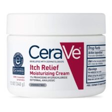 CeraVe Moisturizing Cream for Itch Relief | Anti Itch Cream with Pramoxine Hydrochloride | 12 Ounce