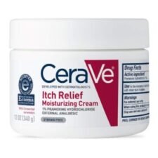 CeraVe Moisturizing Cream for Itch Relief | Anti Itch Cream with Pramoxine Hydrochloride | 12 Ounce