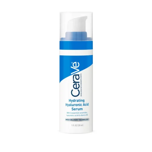 Cerave hyderating Hyaluronic Acid Serum for Face with Vitamin B5 | Fragrance Free | 1 Ounce