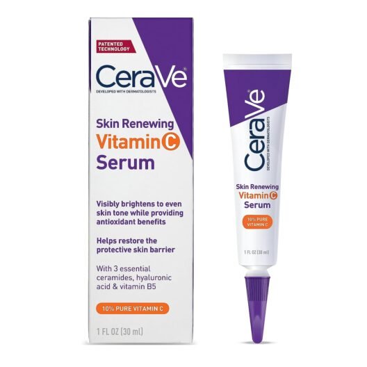 CeraVe Skin Renewing Vitamin C Serum with Hyaluronic Acid 1 Fl. Oz