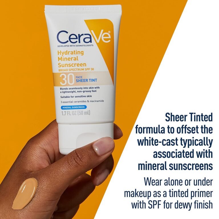 CeraVe Hydrating Mineral Sunscreen Broad Spectrum