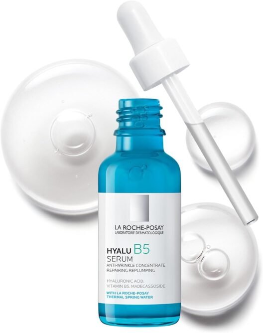La Roche Posay Anti Aging Serum, Anti-wrinkle Concentrate, Repairing Replumping, With Hyaluronic Acid, Hyalu B5, 30ml
