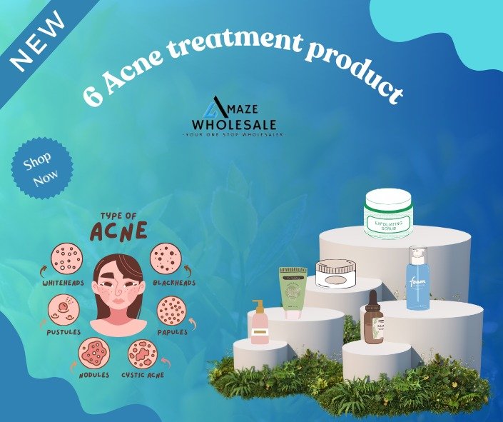 Boost Earning's with AmazeWholesale’s 6 Acne Treatment Products!!