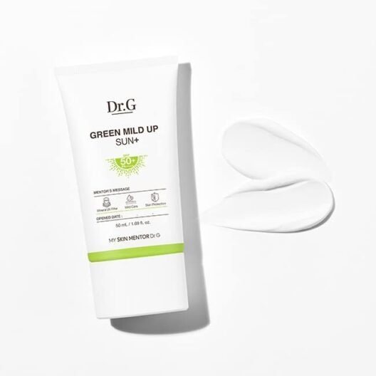 Dr G Green Mild Up Sun (50ml 1.7 fl oz) SPF50+ PA+++ Sun Screen Sun cream UVB Protector for UK - Image 3