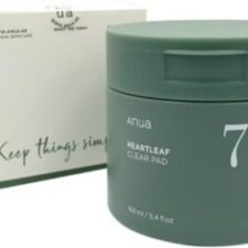 a green container with white text