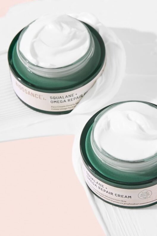 BIOSSANCE Squalane Omega Repair Cream, Rich Moisturizer with Hyaluronic Acid and Ceramides to Hydrate, Plump and Smooth Skin. Nourish and Improve Fine Lines - Image 7