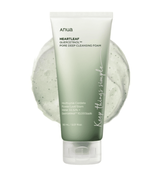 ANUA Heartleaf Quercetinol Pore Deep Cleansing Foam