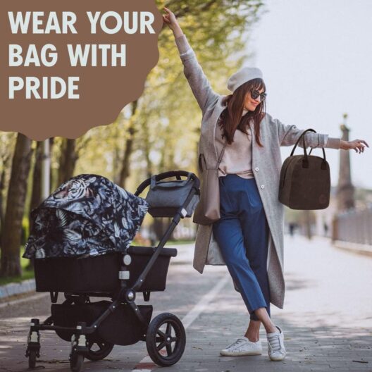 Asebbo Insulated Waxed Canvas Lunch Bag For Professional Women Reusable Insulated Leakproof Waterproof - Image 2