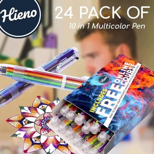 Hieno 6 in 1 Multicolor Pens Set
