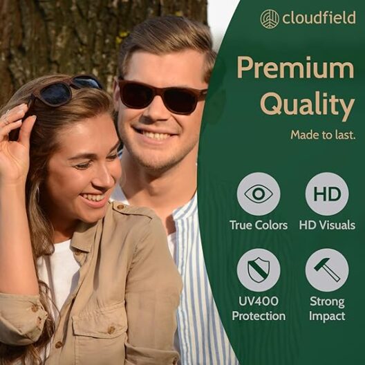 Cloudfield Bamboo Sunglasses Ocean Blue