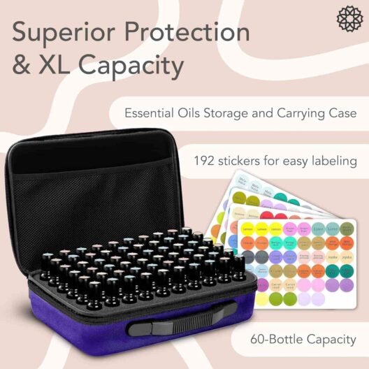 HanaEmi Essential Oils Storage Case