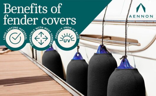 Aennon Boat Fender Covers 4 Pack - Fits 6.5" Boat Fenders - Black Boat Bumpers - Ultimate Protection - Durable Bumper Covers - Image 4