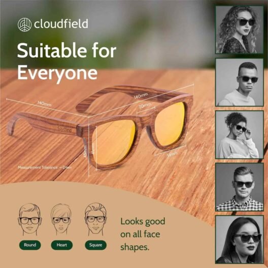 Cloudfield Kosso Wood Sunglasses