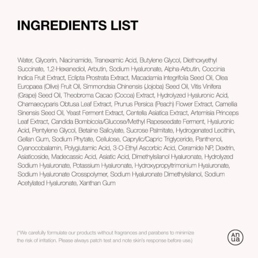 Anua 10 Niacinamide+ 4% Tranexamic Acid Serum, Ceramide, Hyaluronic Acid, Vitamin B12 natural color, for Sensitive skin, Korean Glass Skin, Fragrance-Free (30ml /1.01 fl.oz.) for Aus - Image 2