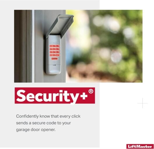LiftMaster 878MAX Garage Door Keypadd Wireless and Keyless Entry System for Easy Entry - Image 7