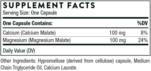 Thorne Calcium-Magnesium Malate - Gluten-Free Supplement with Magnesium & Calcium Supports Bone Health & Muscle Fatigue - 240 Capsules - Image 5