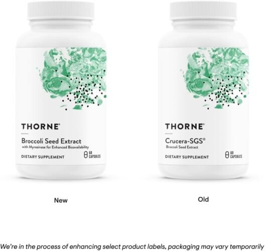 THORNE Broccoli Seed Extract (Formerly Crucera-SGS) for Antioxidant Support - Sulforaphane Glucosinolate (SGS) - 60 Capsules - Image 5