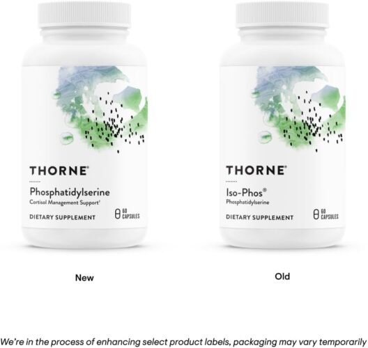 THORNE Phosphatidylserine (Formerly Iso-Phos) - Cortisol Management Support - Phosphatidylserine Isolate Supplement to Support Brain Function - 60 Capsules - 60 Servings - Image 2