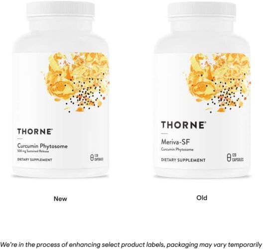 THORNE Curcumin Phytosome 500 mg (Meriva) - Sustained Release, Clinically Studied, High Absorption - Supports Healthy Response in Joints and Muscle - 120 Capsules - 60 Servings - Image 5