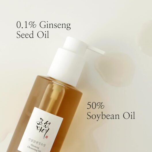Beauty of Joseon Ginseng Cleansing Oil Deep Face Waterproof Makeup Remover Pore Cleanser for Sensitive, Acne-Prone Skin. Korean Skin Care for Men and Women 210ml - Image 5