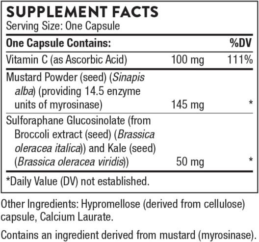 THORNE Broccoli Seed Extract (Formerly Crucera-SGS) for Antioxidant Support - Sulforaphane Glucosinolate (SGS) - 60 Capsules - Image 4