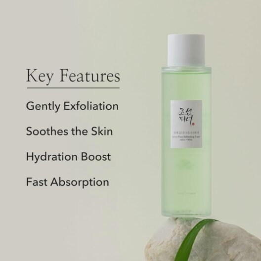 Beauty of Joseon Green Plum AHA BHA Toner Refreshing Facial Essence Moisturizer Mild Exfoliating Salicylic Acid for All Skin Types, Korean Skin Care for Men Women 150ml 5.27 fl.oz - Image 3