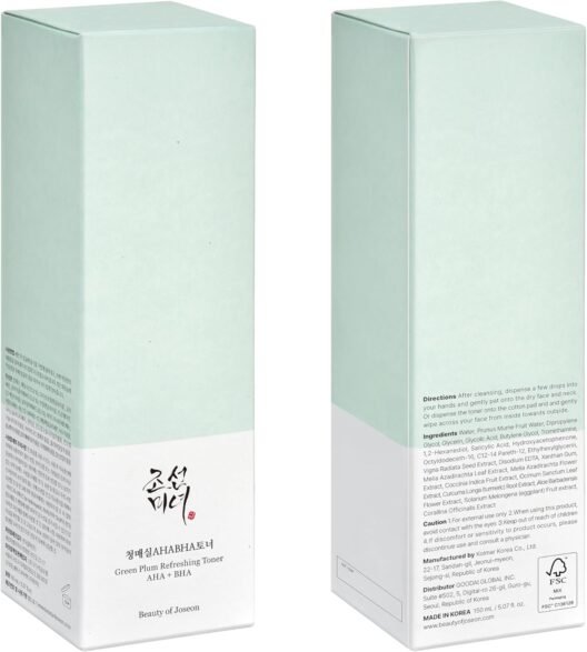 Beauty of Joseon Green Plum AHA BHA Toner Refreshing Facial Essence Moisturizer Mild Exfoliating Salicylic Acid for All Skin Types, Korean Skin Care for Men Women 150ml 5.27 fl.oz - Image 7