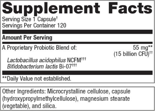 Metagenics UltraFlora Balance Probiotic - Probiotics for Digestive Health* - Immune Support Supplement* - Gastrointestinal Support* - Probiotic Supplement - 120 Capsules - Image 5