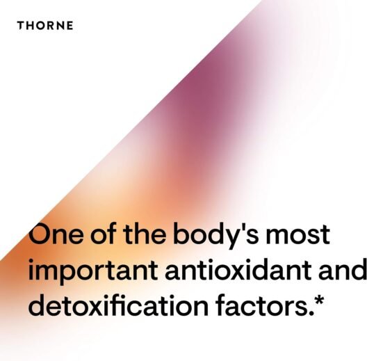 THORNE Glutathione-SR - Sustained-Release Glutathione for Antioxidant Support - 60 Capsules - Image 4