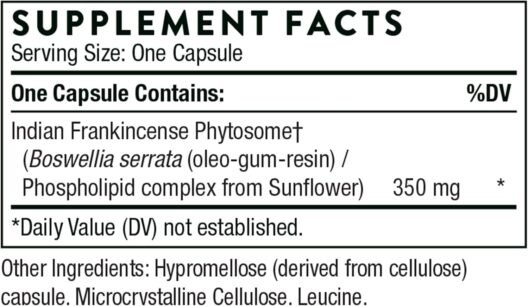 THORNE Boswellia Phytosome - Indian Frankincense (Boswellia Extract) Supplement - 60 Capsules (Copy) - Image 5