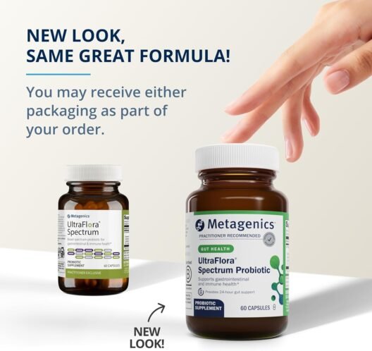 Metagenics UltraFlora Spectrum - Digestive & Immune Health Supplement* - Daily Probiotic - Non-GMO & Gluten-Free - 60 Capsules - Image 4