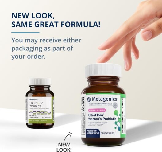 Metagenics UltraFlora Women's Probiotics for Vaginal Health - Support Microflora & Urinary Comfort - with Lactobacillus rhamnosus & Lactobacillus GR-1 reuteri RC-14 - Non-GMO - 30 Count - Image 4