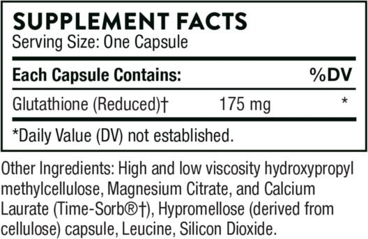 THORNE Glutathione-SR - Sustained-Release Glutathione for Antioxidant Support - 60 Capsules - Image 3
