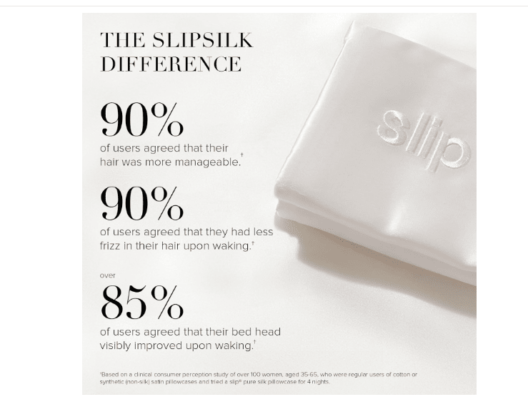 Slip Silk King Pillowcase, White (20" x 36") - Image 2