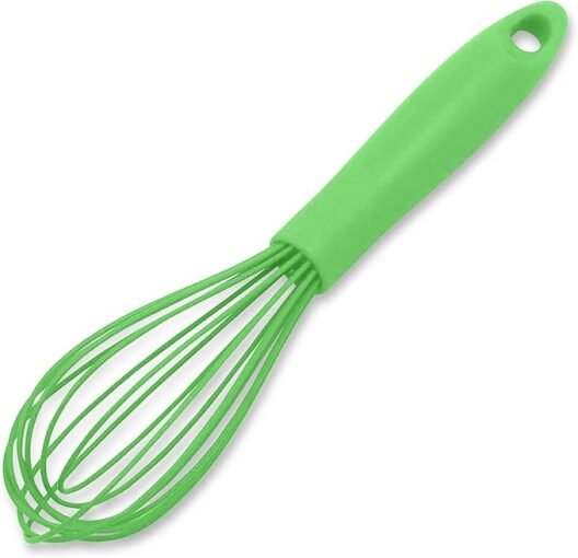Chef Craft Premium Silicone Wire Cooking Whisk, 10.5 inch, Green
